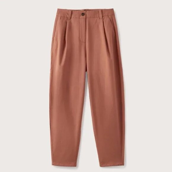Frank and Oak The Amelia Balloon Fit Pant in Terracotta Size 16 - Picture 1 of 3